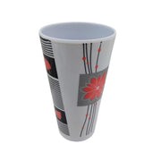 Vaso largo para agua 400 ml. hecho de Melamina, Modelo Chrysan, Tab and Kit - ANFORAMA (Todo para mi Cocina)
